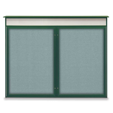 Single Door Enclosed Indoor Letterboard